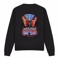 Star Trek Unisex Adult The Final Frontier Sweatshirt - S, Black