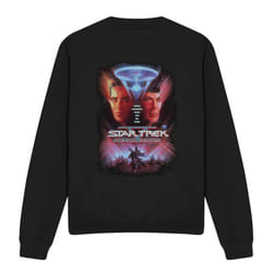 Star Trek Unisex Adult The Final Frontier Sweatshirt - XXL, Black