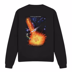 Star Trek Unisex Adult Undiscovered Country Sweatshirt - S, Black