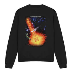 Star Trek Unisex Adult Undiscovered Country Sweatshirt - S, Black