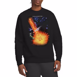 Star Trek Unisex Adult Undiscovered Country Sweatshirt - S, Black