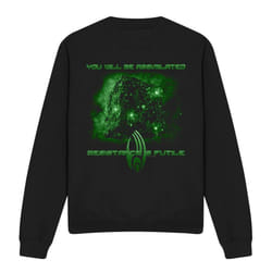 Star Trek Unisex Adult Assimilate Sweatshirt - S, Black