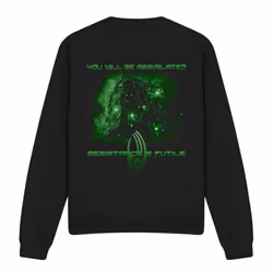 Star Trek Unisex Adult Assimilate Sweatshirt - XXL, Black