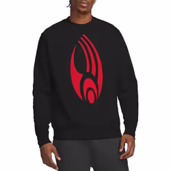 Star Trek Unisex Adult Borg Logo Sweatshirt - L, Black