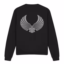 Star Trek Unisex Adult Romulan Logo Sweatshirt - XL, Black