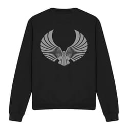 Star Trek Unisex Adult Romulan Logo Sweatshirt - XXL, Black