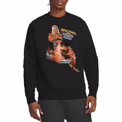 Star Trek Unisex Adult Wrath of Khan Sweatshirt - M, Black