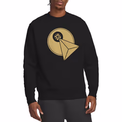 Star Trek Unisex Adult Vulcan Logo Sweatshirt - M, Black