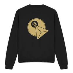 Star Trek Unisex Adult Vulcan Logo Sweatshirt - XXL, Black