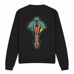 Star Trek Unisex Adult Cardassian Logo Sweatshirt - M, Black
