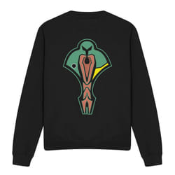 Star Trek Unisex Adult Cardassian Logo Sweatshirt - M, Black