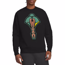 Star Trek Unisex Adult Cardassian Logo Sweatshirt - M, Black