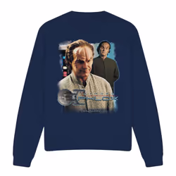 Star Trek Unisex Adult Doctor Phlox Sweatshirt - S, Navy