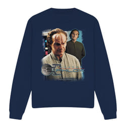 Star Trek Unisex Adult Doctor Phlox Sweatshirt - M, Navy