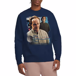 Star Trek Unisex Adult Doctor Phlox Sweatshirt - M, Navy