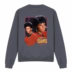 Star Trek Unisex Adult Uhura Sweatshirt - L, Charcoal