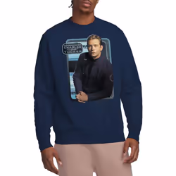 Star Trek Unisex Adult Trip Tucker Sweatshirt - S, Navy