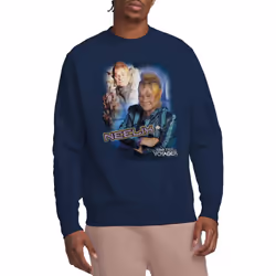 Star Trek Unisex Adult Neelix Sweatshirt - S, Navy