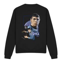 Star Trek Unisex Adult Spock Sweatshirt - XXL, Black