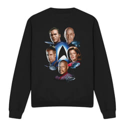 Star Trek Unisex Adult Starfleet's Finest Sweatshirt - XXL, Black