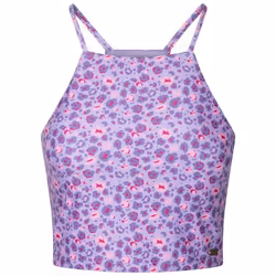 Trespass Womens/Ladies Harlow Leopard Print Swim Top - S, Gelsomino
