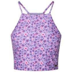 Trespass Womens/Ladies Harlow Leopard Print Swim Top - S, Gelsomino