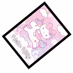 Hello Kitty Magical Unicorn Framed Poster