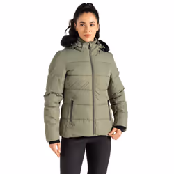 Dare 2B Womens/Ladies Glamorize V Ski Jacket - 8 UK, Olivine Green