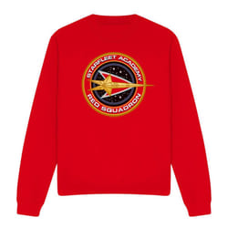 Star Trek Unisex Adult Red Squadron Sweatshirt - XL, Red