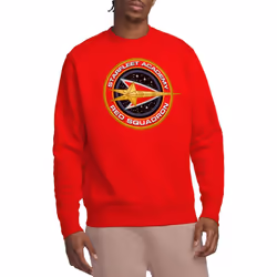Star Trek Unisex Adult Red Squadron Sweatshirt - XL, Red