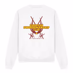 Star Trek Unisex Adult Swordsmanship Club Sweatshirt - M, White
