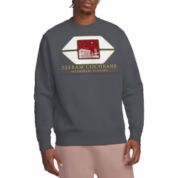 Star Trek Unisex Adult Cochrane Library Sweatshirt - XL, Charcoal