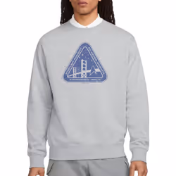 Star Trek Unisex Adult Distressed Logo Sweatshirt - L, Sport Heather