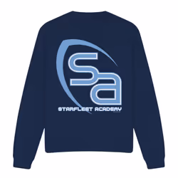 Star Trek Unisex Adult SA Logo Sweatshirt - L, Navy