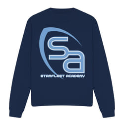 Star Trek Unisex Adult SA Logo Sweatshirt - XL, Navy