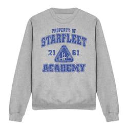 Star Trek Unisex Adult Old School Sweatshirt - XXL, Sport Heather