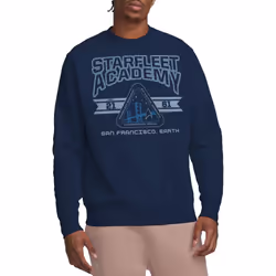 Star Trek Unisex Adult Starfleet Academy Earth Sweatshirt - XXL, Navy