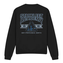 Star Trek Unisex Adult Starfleet Academy Earth Sweatshirt - XXL, Black