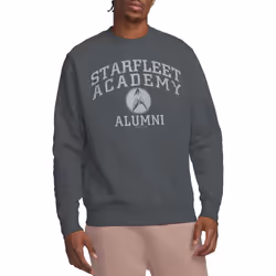 Star Trek Unisex Adult Alumni Sweatshirt - S, Charcoal