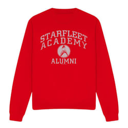 Star Trek Unisex Adult Alumni Sweatshirt - XL, Red
