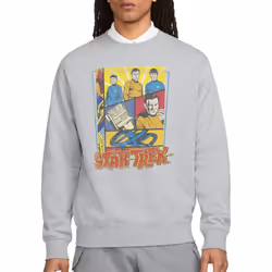 Star Trek Unisex Adult Vintage Collage Sweatshirt - S, Sport Heather