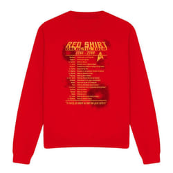 Star Trek Unisex Adult Red Shirt Tour Sweatshirt - S, Red