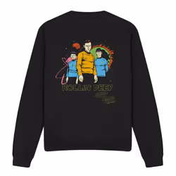 Star Trek Unisex Adult Rollin Deep Sweatshirt - S, Black