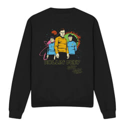 Star Trek Unisex Adult Rollin Deep Sweatshirt - XXL, Black