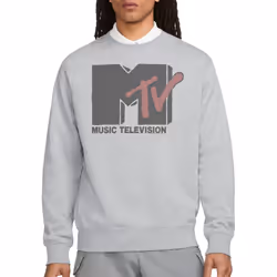 MTV Unisex Adult Logo Sweatshirt - M, Sport Heather