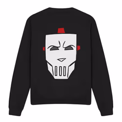 Teenage Mutant Ninja Turtles Unisex Adult Casey Jones Hockey Mask Sweatshirt - XXL, Black