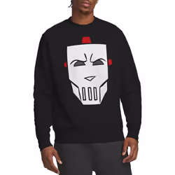 Teenage Mutant Ninja Turtles Unisex Adult Casey Jones Hockey Mask Sweatshirt - XXL, Black