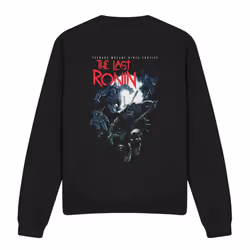 Teenage Mutant Ninja Turtles Unisex Adult Four Turtles Leap Sweatshirt - XXL, Black