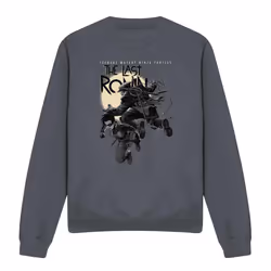 Teenage Mutant Ninja Turtles Unisex Adult Casey Jones Leaping Sweatshirt - XL, Charcoal