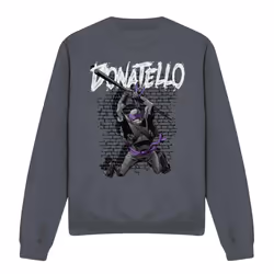 Teenage Mutant Ninja Turtles Unisex Adult Donatello Sweatshirt - XL, Charcoal